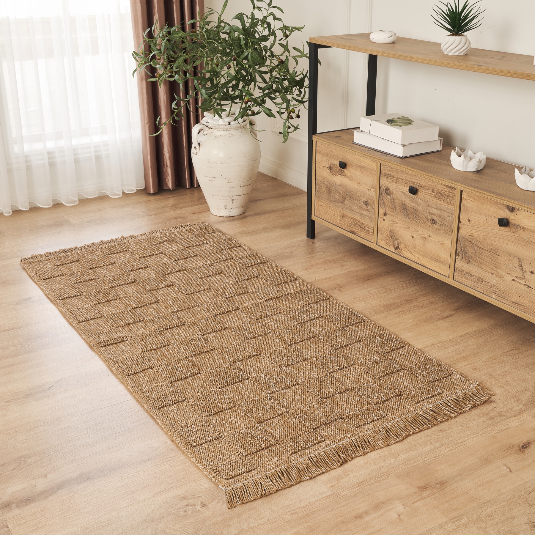 JP-004 jute look PP design